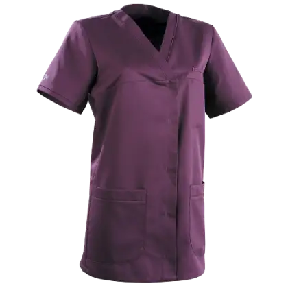 Tunique médicale femme en lyocell Lafont Alexandra (prune)
