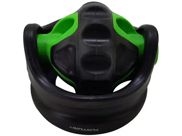 Tunturi Muskel Massage Ball einfach schwarz/grün