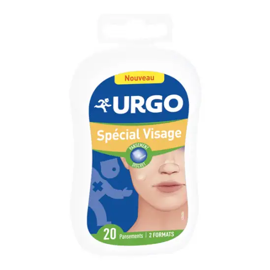 Urgo spécial visage 2 formats 20 pansements