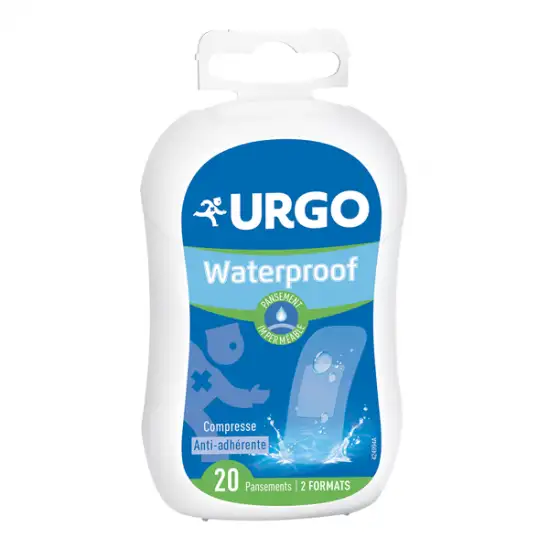 Urgo waterproof 20 pansements imperméables