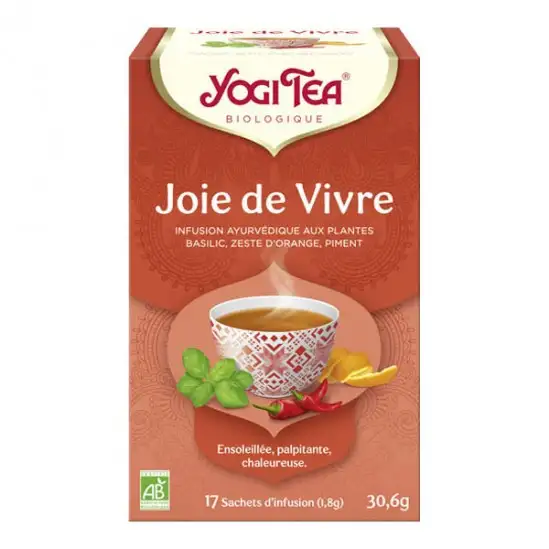 Yogi tea bio joie de vivre 17 sachets 30.6g