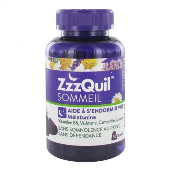 Zzzquil sommeil 60 gommes