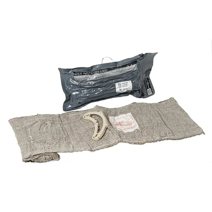 Persys Medical Pansement israélien 10 x 370 cm/vert militaire