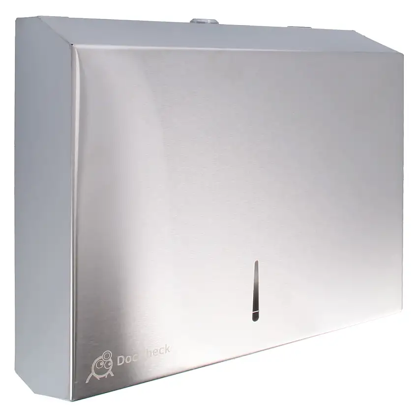 DocCheck Tools Distributeur d’essuie-mains « Raschel » L 28 x l 26 x 10 cm