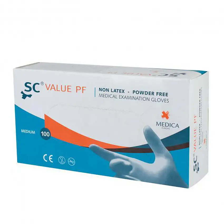 SensiCare Gants Value PF L (8–9)