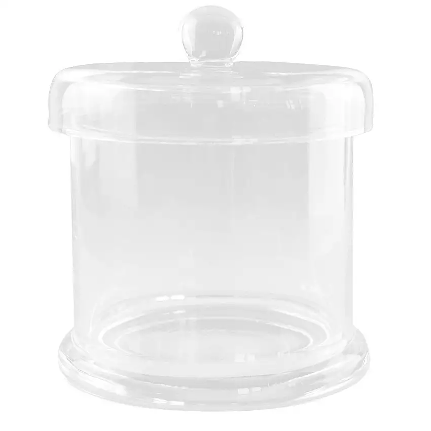 Hecht Assistent Cylindre en verre avec couvercle 10 cm