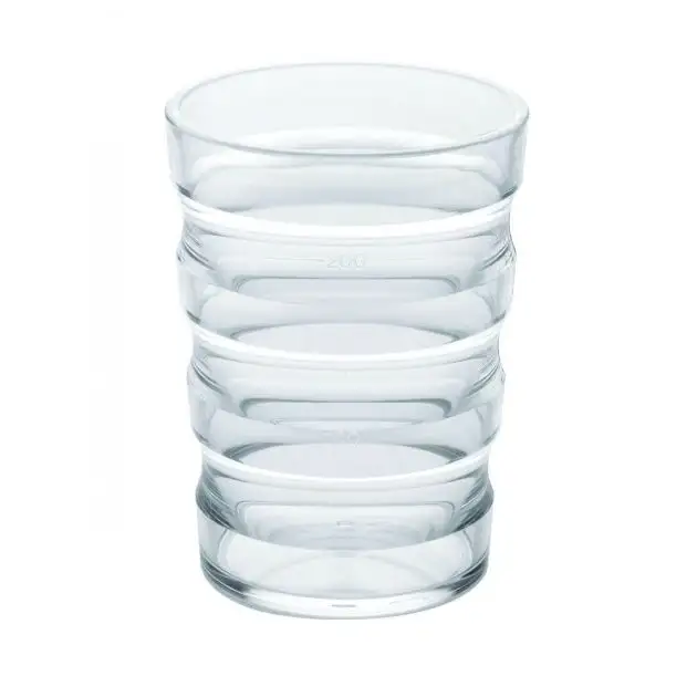 Able2 Gobelet à rainures Sure Grip transparent