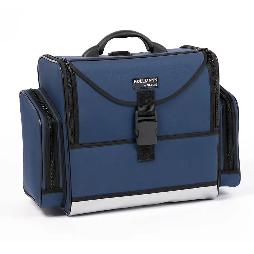 Bollmann by Pull Up Sac médical «Die Andere» Bleu, Avec bandoulière