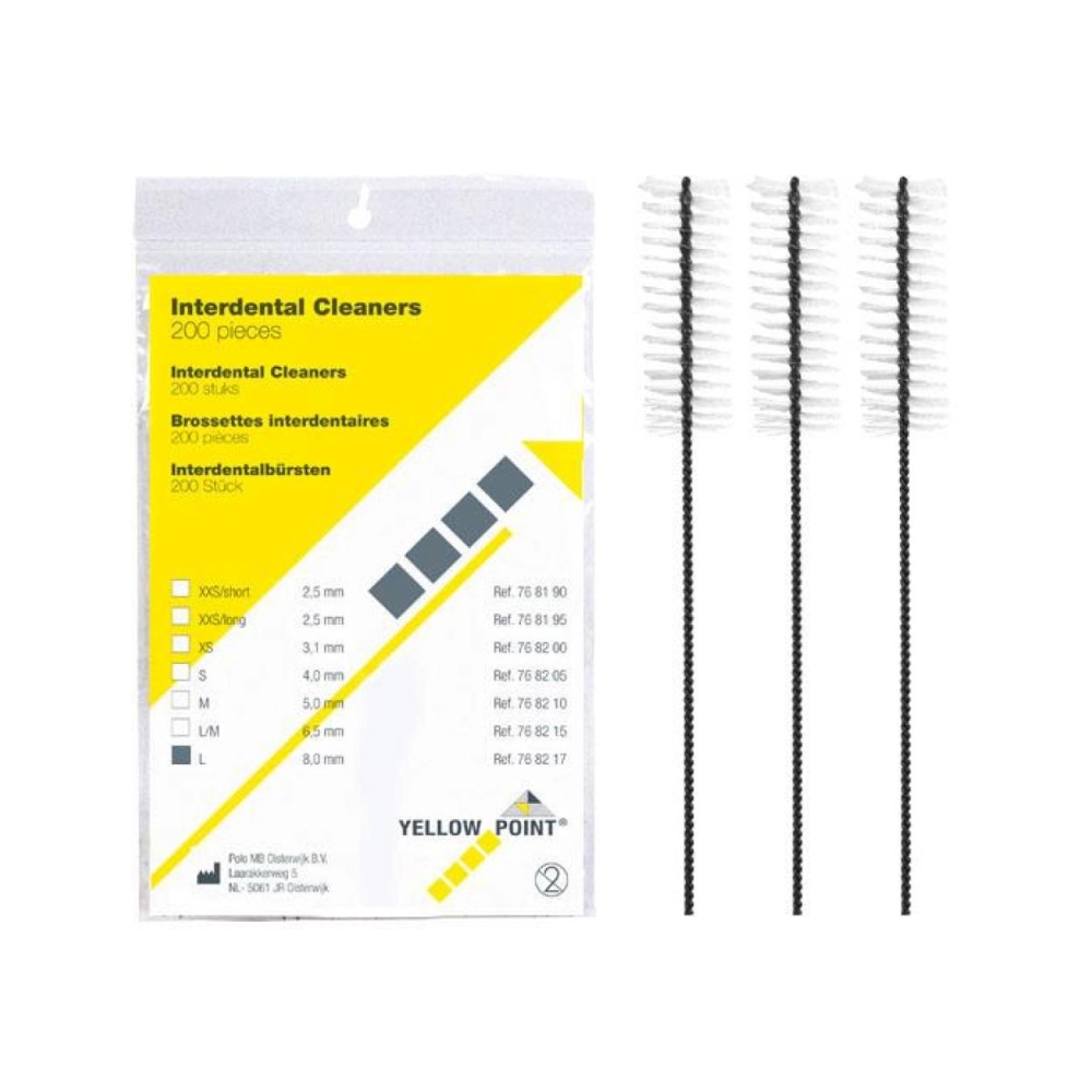 Yellow Point Interdental Cleaners large (8 mm) 200 pcs