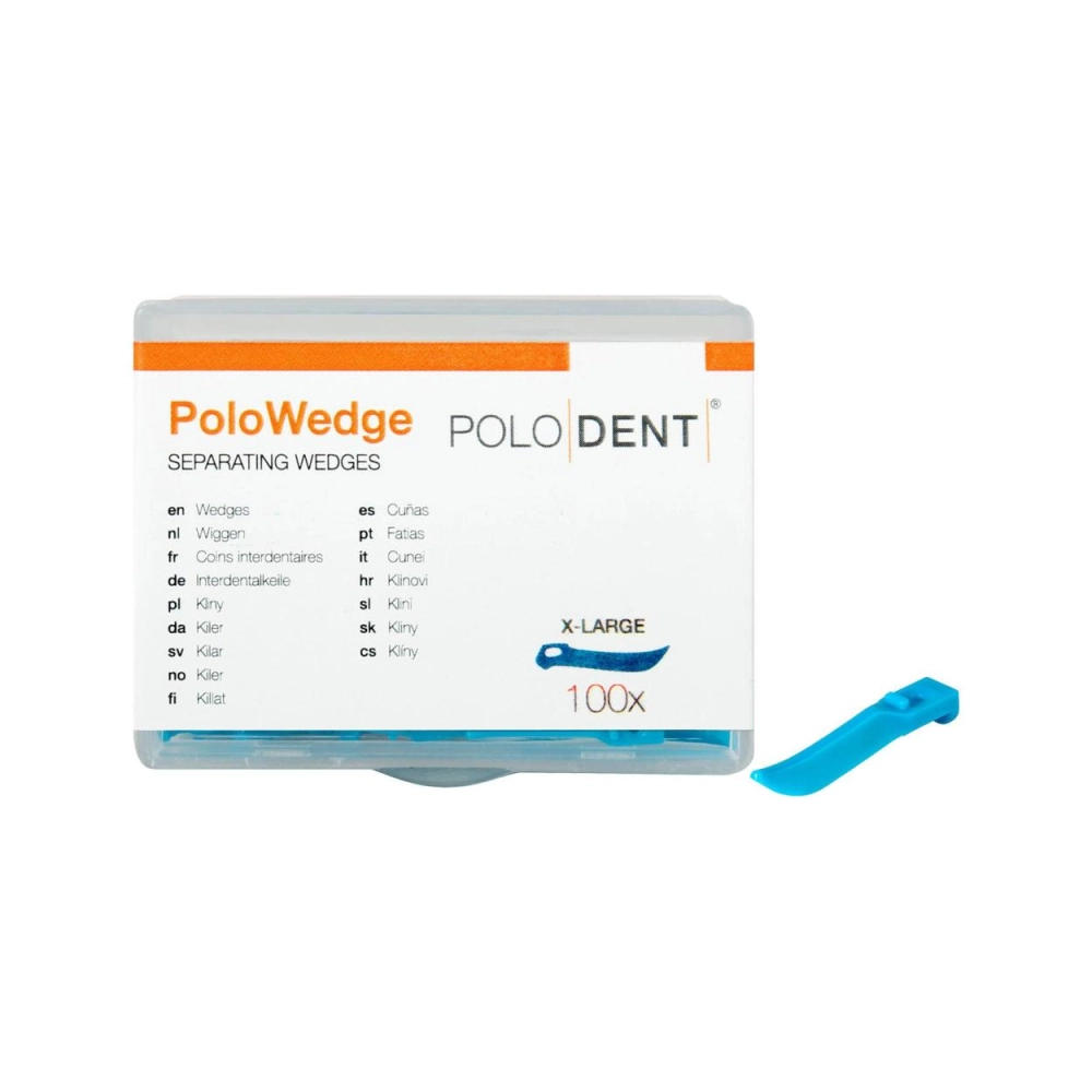 PoloDent PoloWedge extra large bleu 100 pcs
