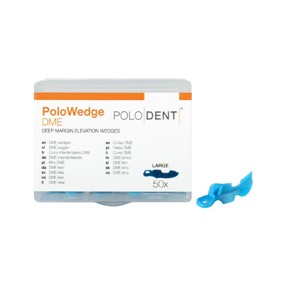 PoloDent PoloWedge DME large bleu 50 pcs