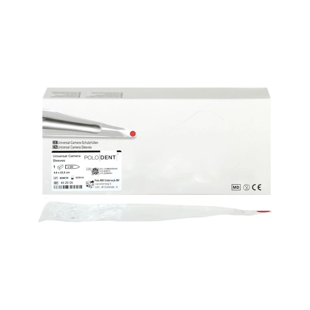 PoloDent Housses universelles pour caméra 46x235 mm 250 pcs