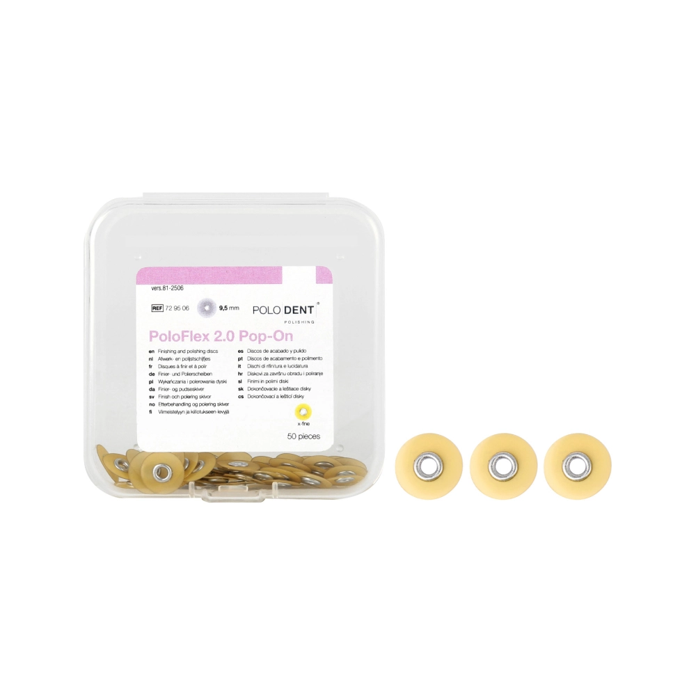 PoloDent PoloFlex 2.0 Pop-On x-fin 9,5 mm 50 pcs