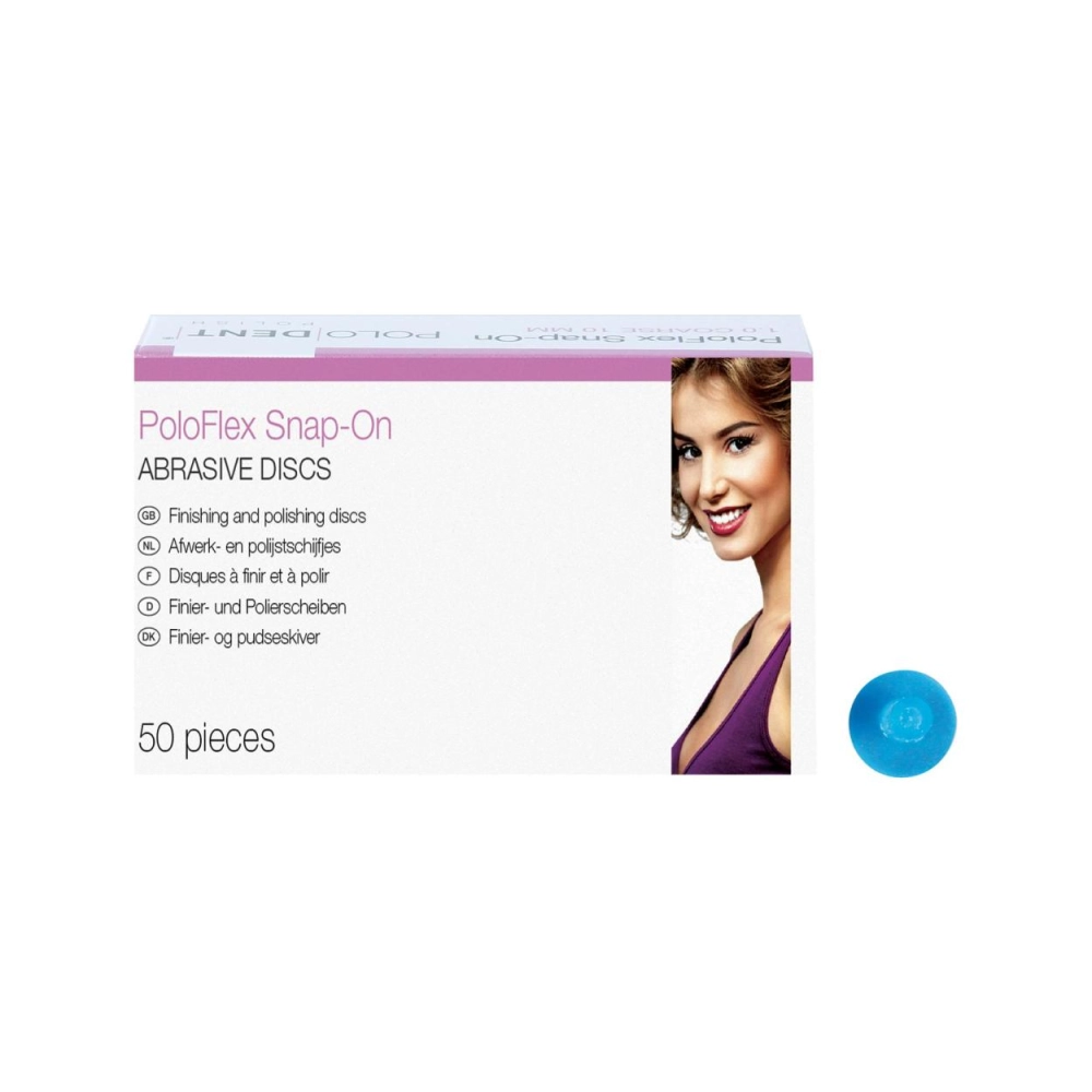 PoloDent PoloFlex Snap-On 1.0 gros 10 mm 50 pcs