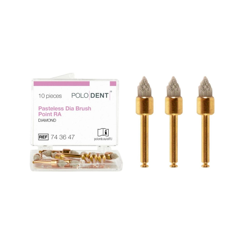 PoloDent Pasteless Dia Brush Point CA 10 pcs