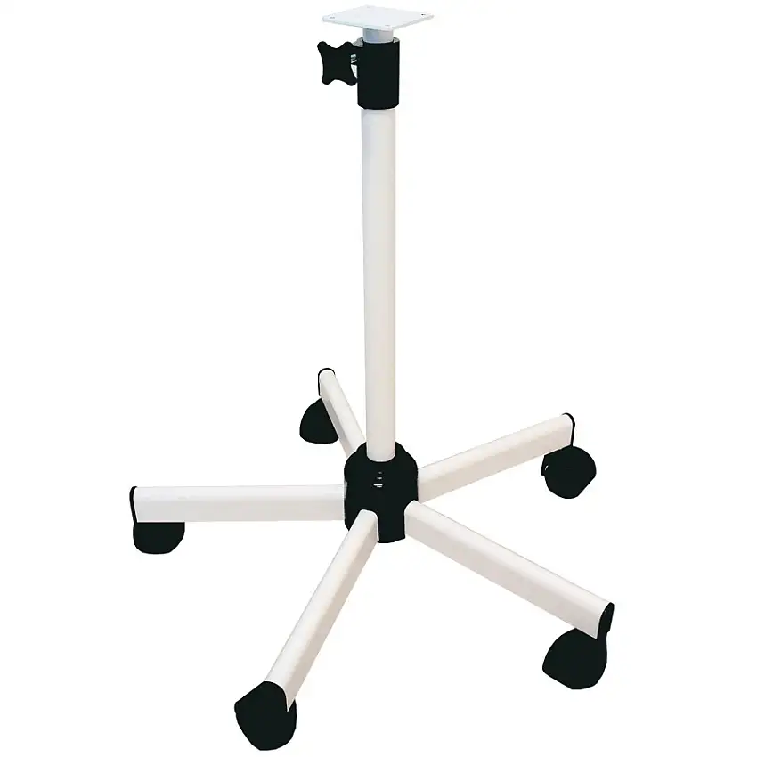 Pied roulant télescopique pour lampes LID