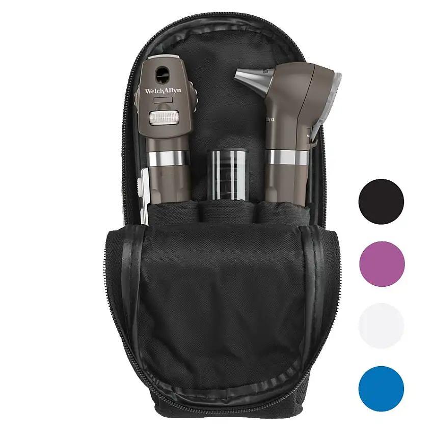 Set otoscope + ophtalmoscope Pocket LED à fibres optiques