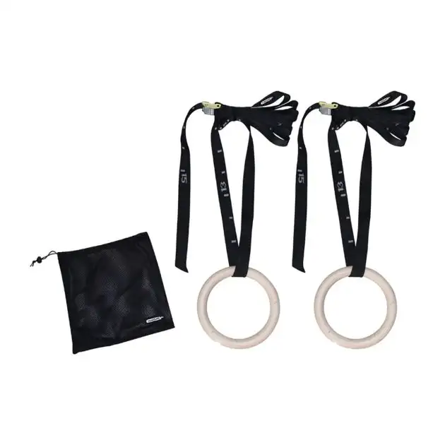 Tunturi Anneaux de Gym Bois