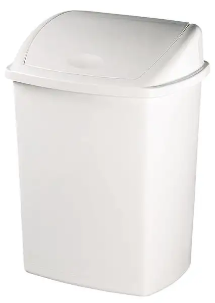 Poubelle à bascule en plastique