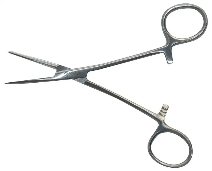 Pince de Kelly droite ou courbe