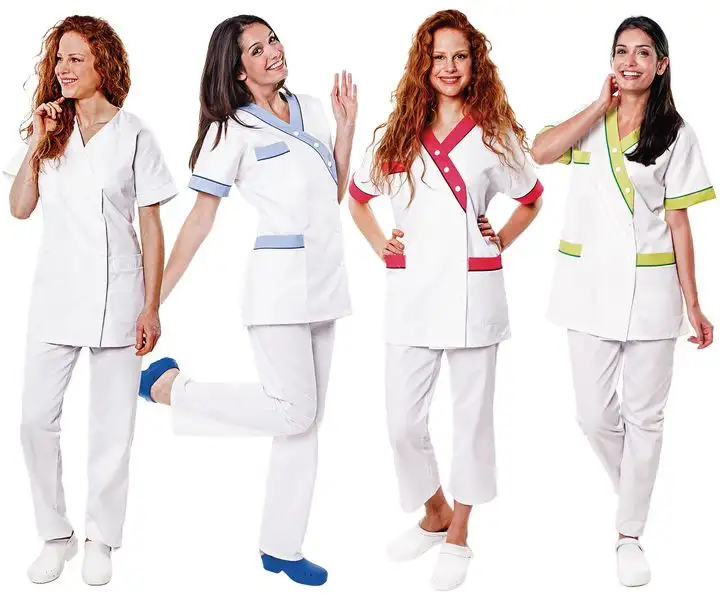 Tunique médicale femme avec col en V Timme