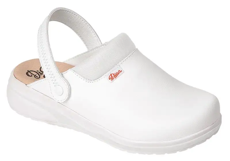Sabot médical femme blanc avec semelle anatomique