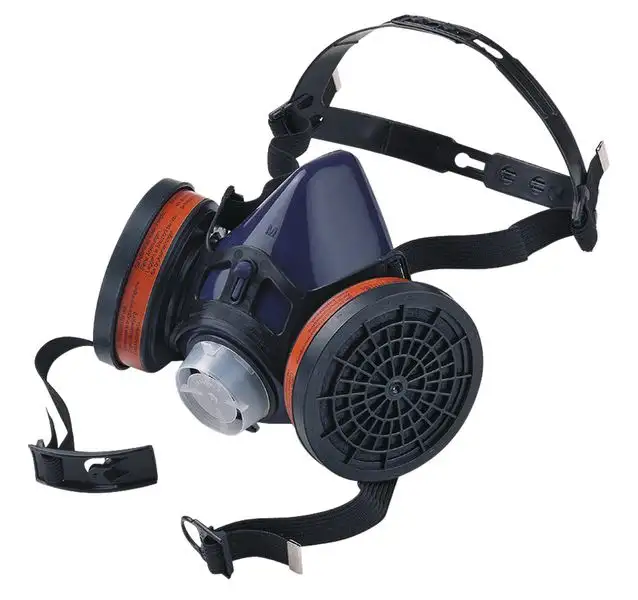 Demi-masque respiratoire bi-filtre en silicone Honeywell