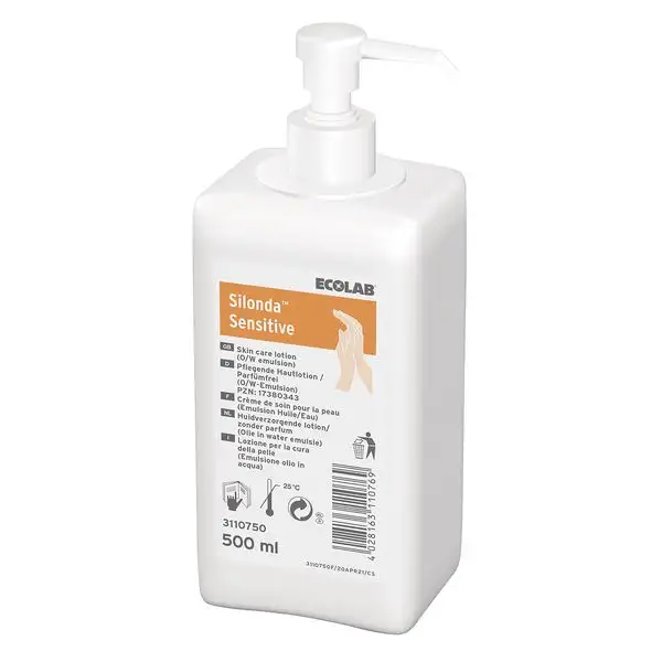 Lotion de soin pour les mains Silonda™ Sensitive