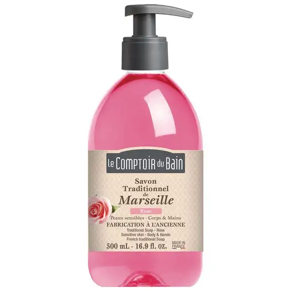 Savon de Marseille parfumé en flacon pompe 500 ml