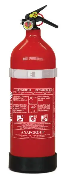Extincteur à eau 2 L pour feux classe A, B et F