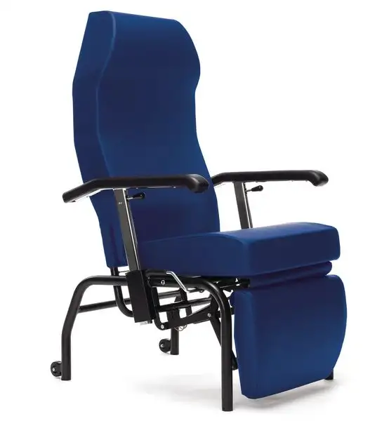 Fauteuil de repos inclinable à roulettes