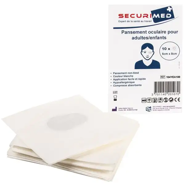 Pansement oculaire Securimed pour adulte et enfant