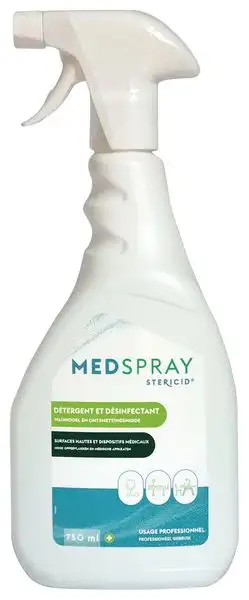 Détergent désinfectant pour surfaces et dispositifs médicaux