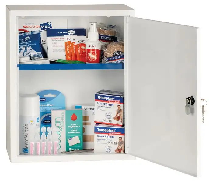 Armoire à pharmacie Fédération Handball 1 porte - garnie