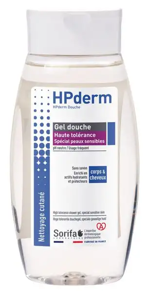 Gel douche haute tolérance spécial peaux sensibles