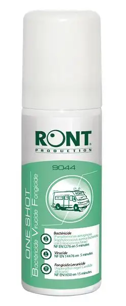 Désinfectant bactéricide virucide fongicide One shot auto-percutant