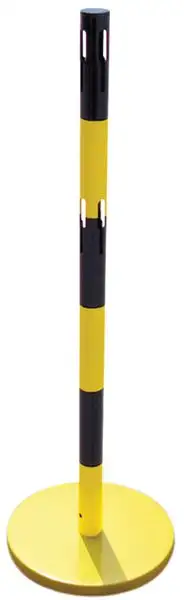 Poteau sur socle lesté