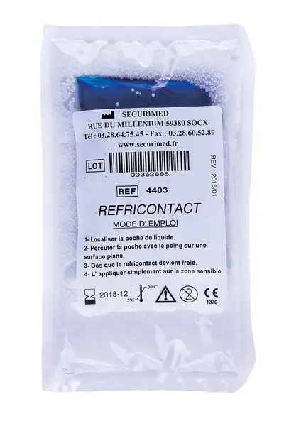 Poche de froid instantané Refricontact