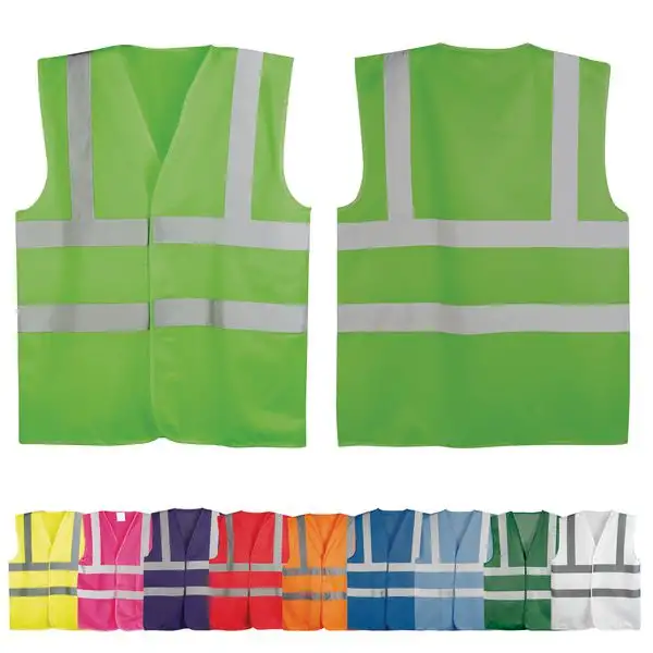 Gilet de signalisation haute visibilité 4 bandes rétroréfléchissantes