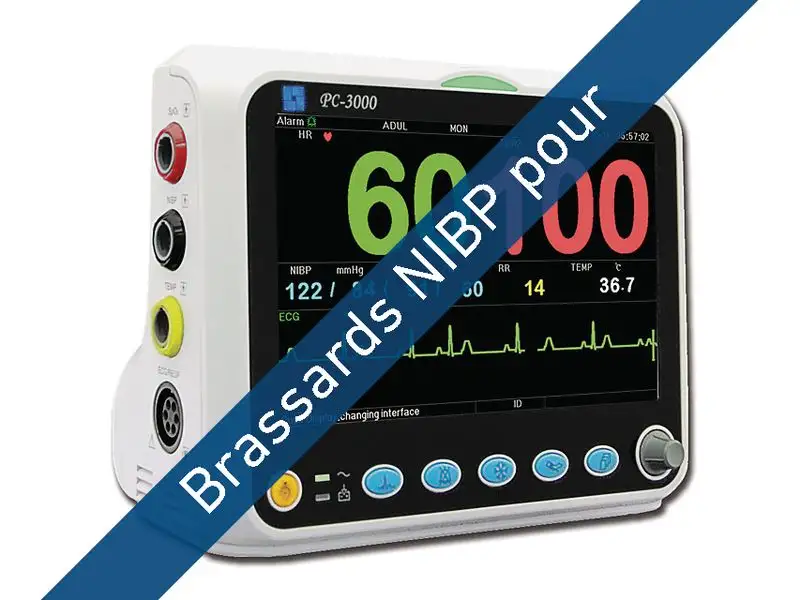 Brassards NIBP pour moniteurs PC 3000 et Vital Pro Snet