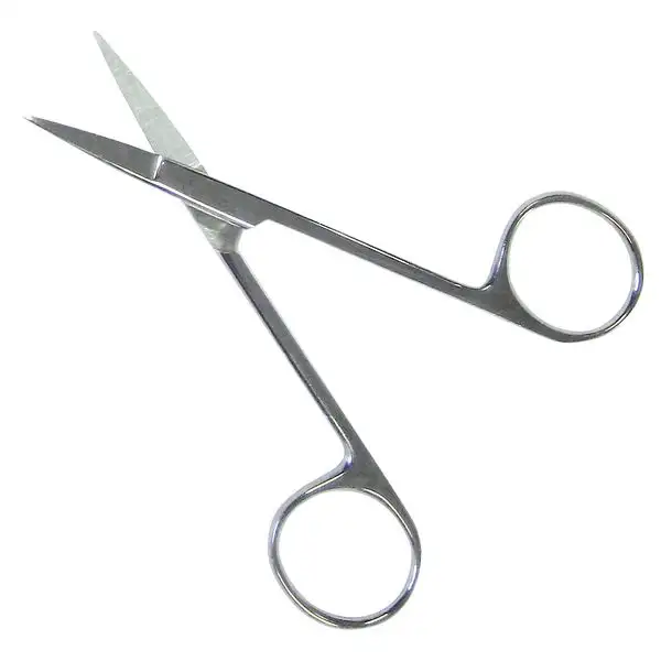 Ciseaux iridectomie à lames droites