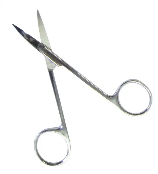 Ciseaux iridectomie courbes