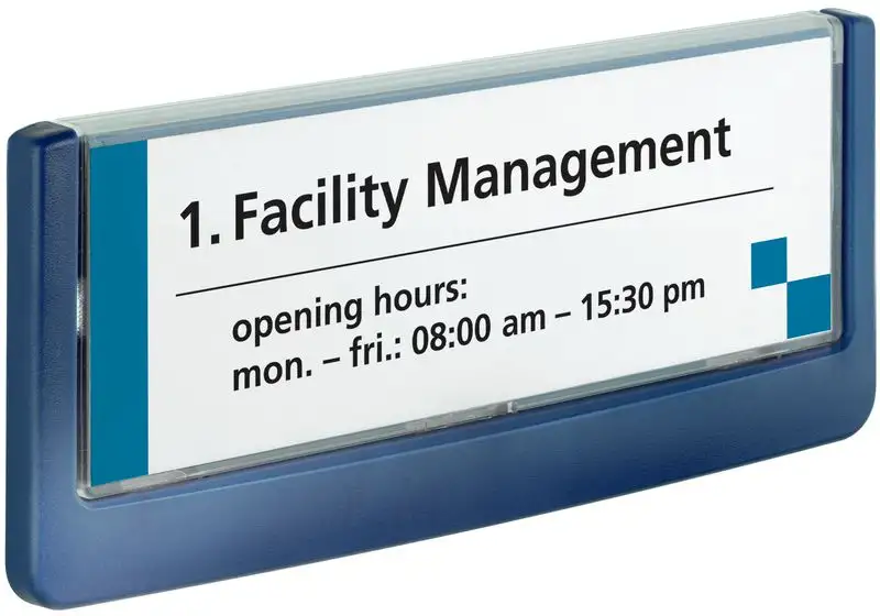 Plaque signalétique de porte - format titre