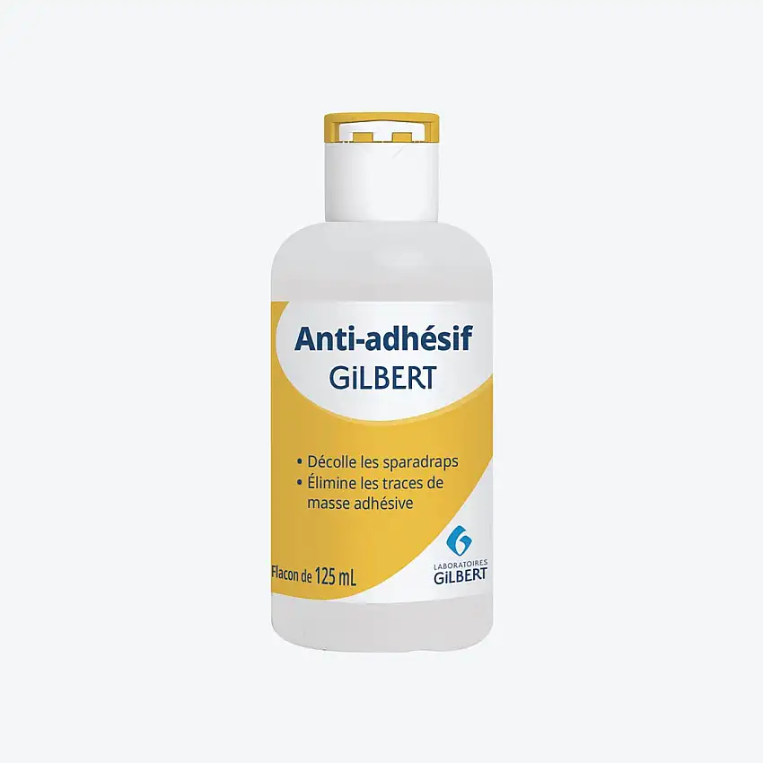 Anti adhésif - Pour pansements - Flacon de 125 ml - Gilbert
