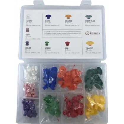 Assortiment d'embouts pour tympanomètres Inventis (boite de 160)