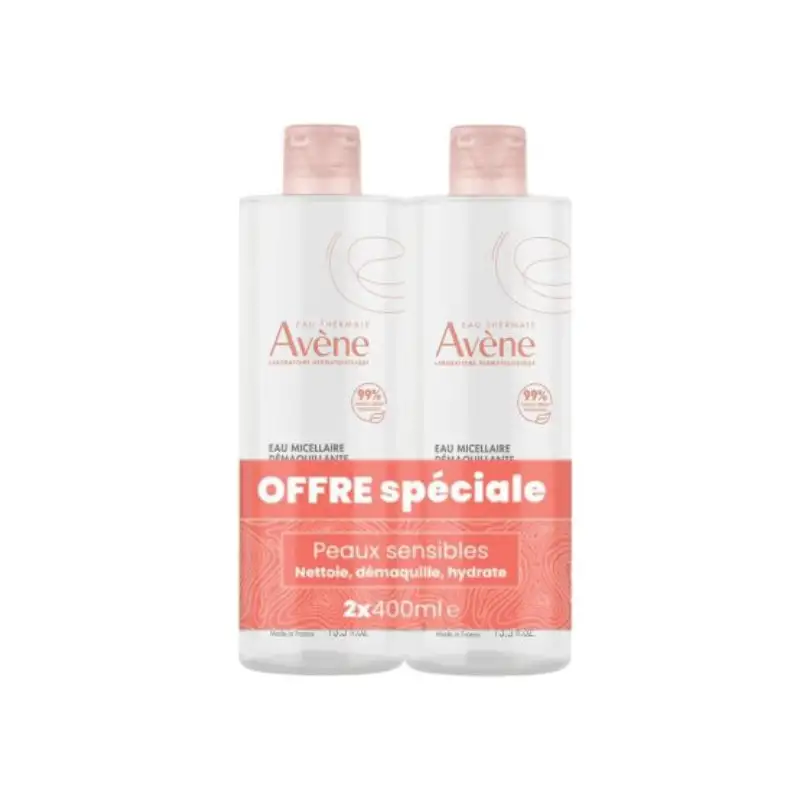 Avène Eau micellaire Démaquillante 2x400ml