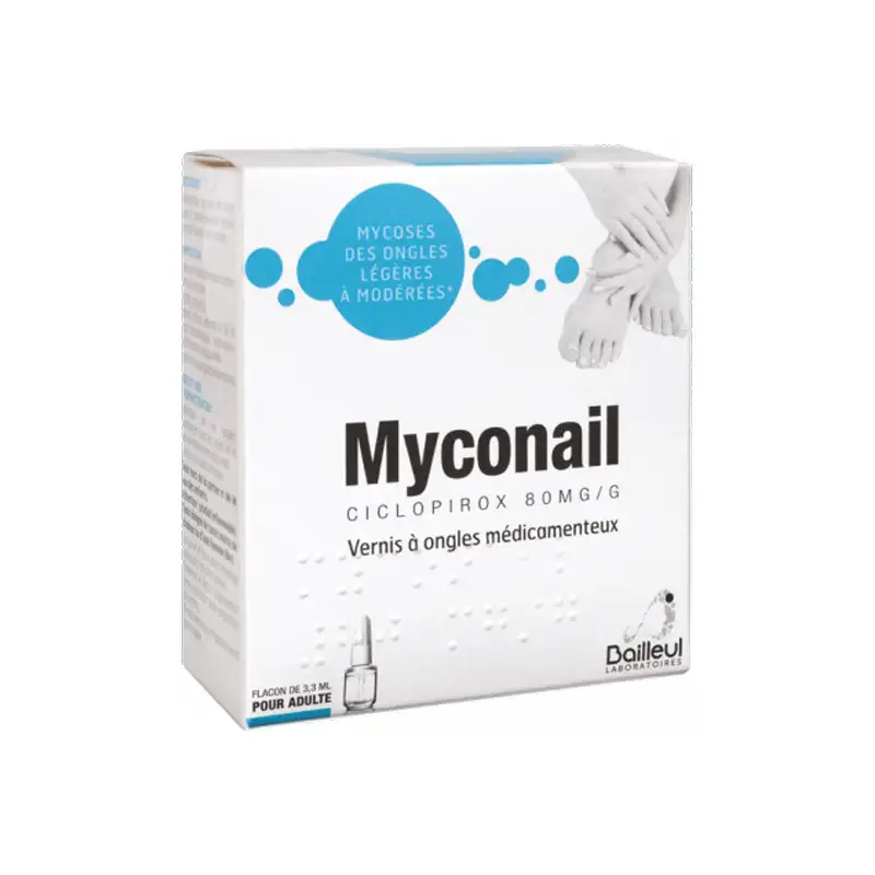 Bailleul Myconail vernis à ongles 80mg - 3,3ml