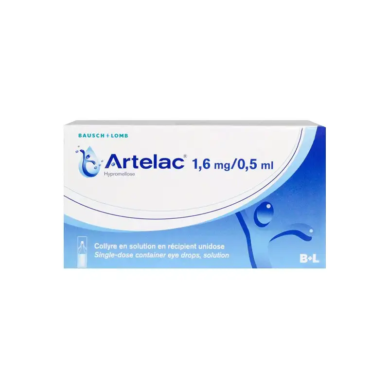 Bausch & Lomb Artelac hypromellose 1,6mg/0,5ml collyre 60 unidoses