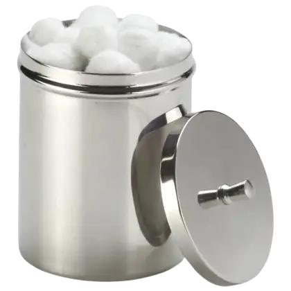 Boîte à coton en inox Devaset