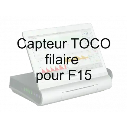Capteur TOCO filaire pour cardiotocographe EDAN F15